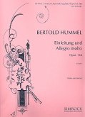 Einleitung und Allegro molto op.36b für 4 Violen Partitur und Stimmen