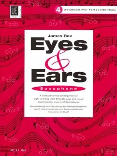 Cover Eyes and ears vol. 4 for saxophone Method for the development of sight reading
