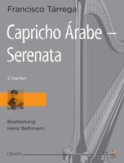 Cover Capricho Árabe für 2 Harfen 2 Spielpartituren