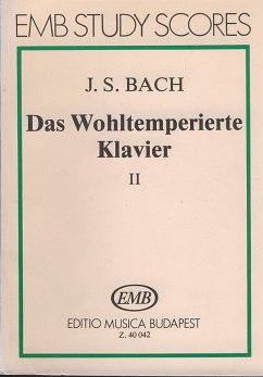 Cover DAS WOHLTEMPERIERTE KLAVIER BAND 2 STUDIENPARTITUR LANTOIS, ISTVAN, ED