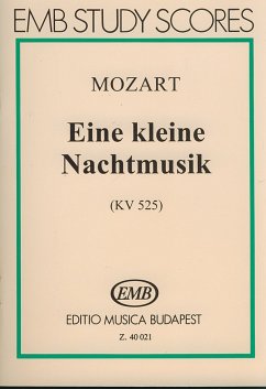 Cover Eine kleine Nachtmusik KV525 für Streichquartett Studienpartitur