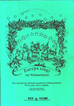 Europa singt zur Weihnachtszeit für gem Chor a cappella Partitur