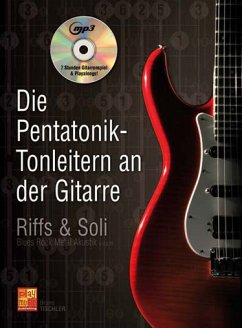Cover Die Pentatonik-Tonleitern an der Gitarre (+CD) für Gitarre/Tabulatur