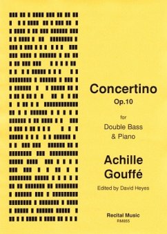 Achille Gouffé Ed: David Heyes Concertino Op.10 Double Bass & Piano