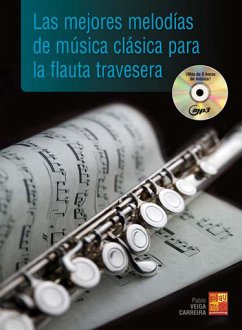 Cover Las mejores melodías de música clásica Flute Buch + CD