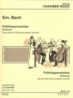 Cover Frühlingserwachen für Klarinette und Streichquartett (Streichquintett) Stimmen