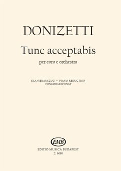 Cover Tunc acceptabis per chorus misto e orchestra chorus e piano