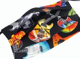 Gesichtsmaske mit Musik Design 24 - Gitarre 18,5 x 9,5 cm Gesichtsmaske mit Musik Design 24 - Gitarre 18,5 x 9,5 cm