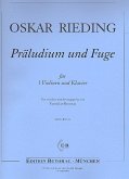 Präludium und Fuge für 3 Violinen und Klavier Partitur und Stimmen