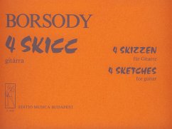 Cover Borsody László Four Scetches Guitar