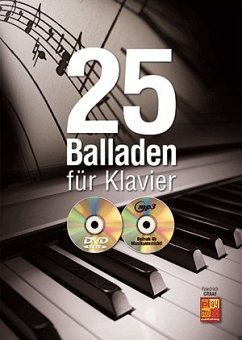 Cover 25 Balladen Für Klavier Klavier Buch + CD + CD-ROM