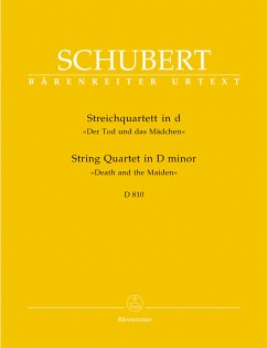 Cover Streichquartett d-Moll D810 Stimmen