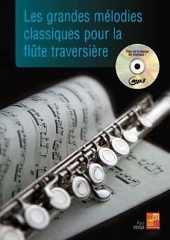 Cover Paul Veiga, Grandes Melodies Classiques Pour La Flute Flute Buch + CD