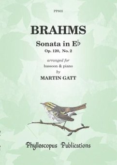 Cover Sonata in Eb Major op.120,2 for bassoon and piano