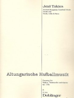 Cover Altungarische Hofballmusik op.115c für Klaviertrio