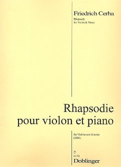 Rhapsodie für Violine und Klavier