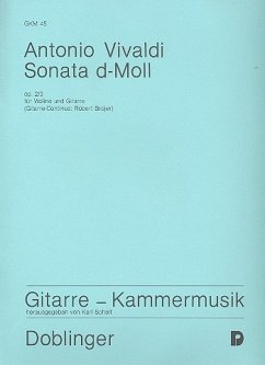 Cover Sonate d-Moll op.2,3 für Violine und Gitarre