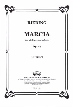 Cover Marcia op.44 für Violine und Klavier