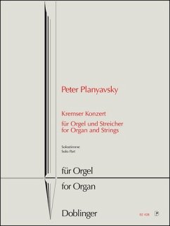 Cover Kremser Konzert für Orgel und Streicher Orgel