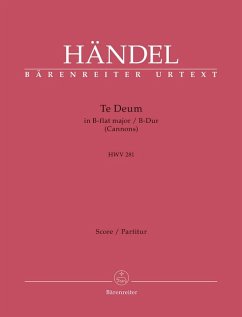 Te Deum für Cannons B-Dur HWV 281 - Partitur