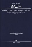 Herr Jesu Christ wahr' Mensch und Gott Kantate Nr.127 Bwv127 Studienpartitur (en/dt)