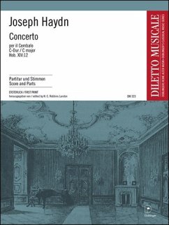 Concerto per il cembalo C-Dur, Hob. XIV:12 Partitur und 3 Stimmen