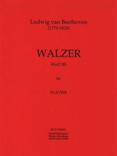Cover Walzer WoO85 für Klavier