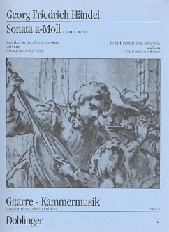 Cover Sonate a-Moll op.1,4 für Altblockflöte und Gitarre