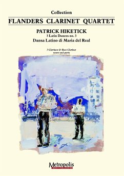 Cover Dansa Latino di Maria del Real: for 3 clarinets and bass clarinet score and parts