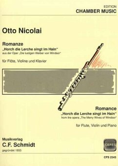 Cover Horch die Lerche singt im Hain für Flöte, Oboe und Klavier Partitur
