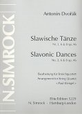 3 slawische Tänze aus op.46 (NR.3,6,8) für Streichquartett Partitur und Stimmen