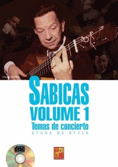 Cover Claude Worms, Sabicas Volume 1 - Temas de concierto Gitarre Buch + CD
