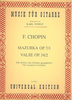 Cover Mazurka op.7,1 und Valse op.34,2 für Flöte und Gitarre
