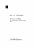 Schönberg, Arnold Herzgewächse op. 20 für hohen Sopran, Celesta, Harmonium und Harfe