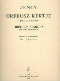 Cover Jeney Zoltán Orpheus's Garden for eight instruments Mixed Chamber Octet