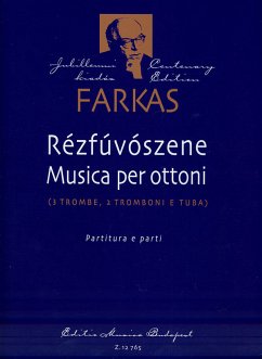 Farkas Ferenc Musica per ottoni (3 trombe, 2 tromboni e tuba) Brass Band