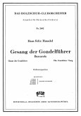 Husadel, Hans Felix Gesang der Gondelführer Akkordeonorchester Partitur