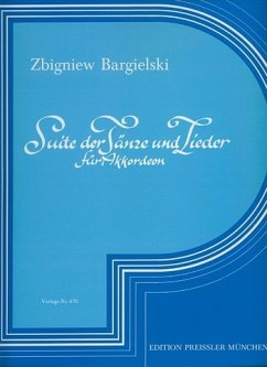 Cover Suite der Tänze und Lieder für Akkordeon