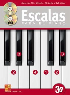 Cover Lario Escalas Piano Klavier Buch + CD