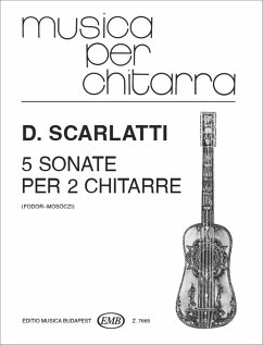 Cover 5 sonate per 2 chitarre partitura