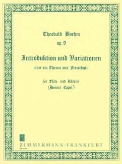 Cover Variationen über ein Thema aus Der Freischütz op.9 für Flöte und Klavier