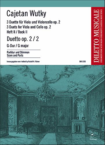 Duett G-Dur op.2,2 für Viola und Violoncello Partitur und Stimmen Duett G-Dur op.2,2 für Viola und Violoncello Partitur und Stimmen