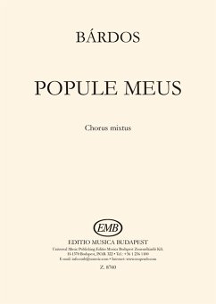 Lajos Bárdos Popule Meus Mixed Voices