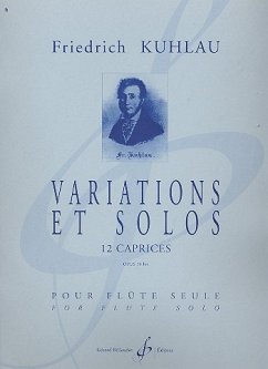 Cover 12 caprices op.10 pour flűte seule
