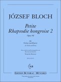 Petite fantaisie hongroise Nr.1 op.21 für Violine und Klavier