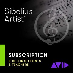 Sibelius 1-Year Subs w/Upgrade - Education