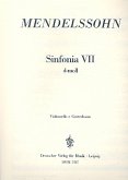 Sinfonia d-Moll Nr.7 für Streichorchester Cello / Baß