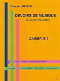 MAYEUR Edmond Devoirs de musique cahier 4 formation musicale Partition MAYEUR Edmond Devoirs de musique cahier 4 formation musicale Partition