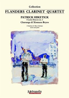 Cover Charanga di Xiomara Reyes: for 3 clarinets and bass clarinet score and parts