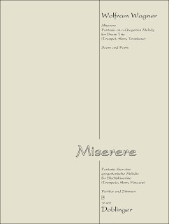 Miserere für Trompete, Horn und Posaune Partitur und Stimmen